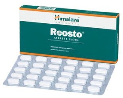 [BRSWIFADO4BGCHY7] Himalaya Reosto Tablets, Green, 30 Count, Pack of 2