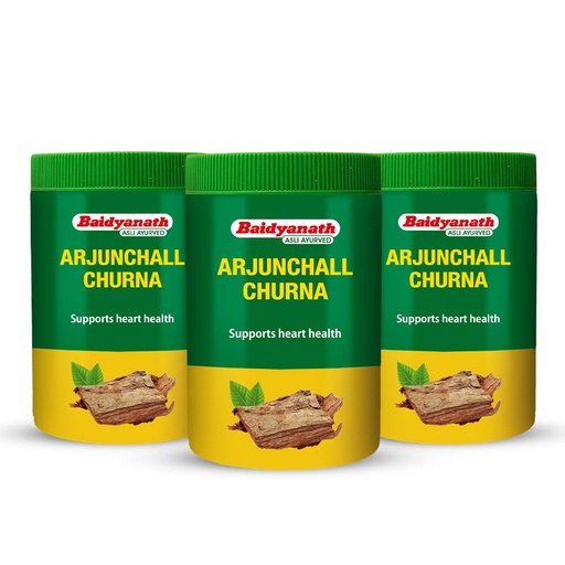 [BRSWKH37AAMQCHI6] Baidyanath Arjunchall Churna - 100 g (Pack of 3)