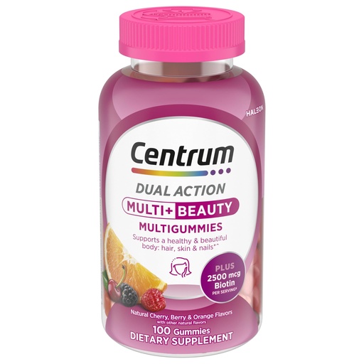 [BRSWYCY2OUCGY23A] Centrum Multivitamin Gummy, 100 Count (Pack of 1)