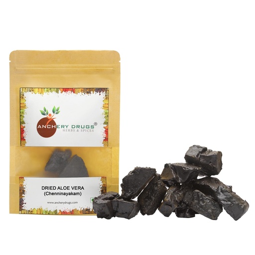 [BRSRAZACCF6AAYD7] Chenninayakam | Sun Dried Aloe Vera Resin | Musabbar Natural Herbal Extract | Traditional Use Herbal Ingredient for External & Classical Preparations (100g)