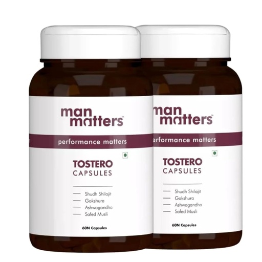 [BRSW2EA7BMNAYCT7] Man Matters Muscle Builder for Men | 120 Capsules | With Actives like Ashwagandha, Gokshura & Safed Musli | For Improved Muscle Strength & Recovery, Stamina & Overall Wellbeing