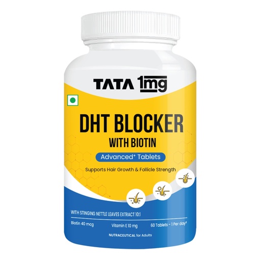 [BRSRAAL7PMDQMALP] Tata 1mg DHT Blocker with Biotin Advanced Tablet