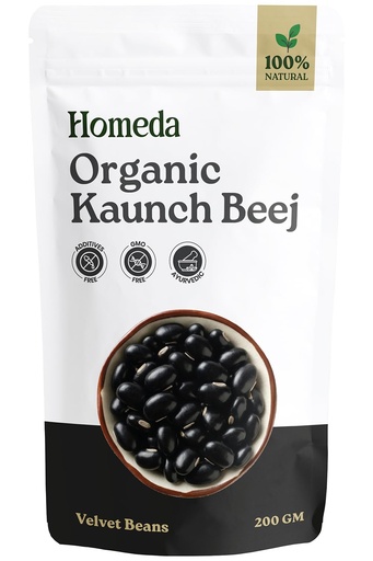 [BRSWGEINA5YQEEQ3] Shudh Online Black Kaunch beej, Konch Seed, Kala Koch ke beej (200 Grams), Alkushi, Kauch, Mucuna Pruriens, Velvet Beans, Kapikachhu, Cowitch, Cowhage