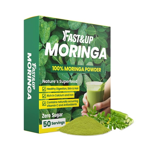 [BRSRGGQHCUCBQ3T3] Fast&Up 100% Pure Moringa Powder 100g | Boosts Immunity, Improves Digestion, Supports Skin & Hair Health | Rich in Antioxidants & Nutrients