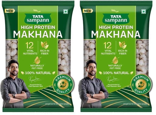 [BRSRYZY3OYCGG3Q2] Tata Sampann, Natural High Protein Makhana, 200g (Pack of 2)