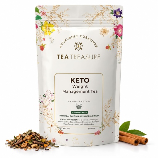 [BRSWGCT6DINRQD3P] Tea Treasure 28 Day Detox Herbal Blend Tea for Metabolism & Digestive Support | Helps Reducing Belly Fat, Bloating & Skin Glow | Cleanse & Digestion Support | Natural Herbal Tea |100 gm