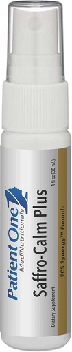 [BRSRMGQ5C4HQE3Q2] Patient One Saffro-Calm Plus | Oral Spray Supplement to Support Positive Mood and Healthy Stress Response* | with Saffron and Echinacea | 1 fl oz