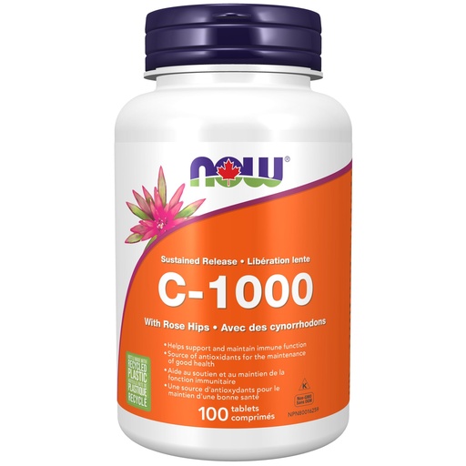 [BRSWYHD7OYNQIH34] Now C-1000 Sustained release (citrus free) 100tab