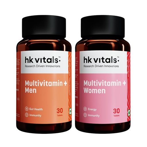 [BRSROAL2AV5B4EL7] hk vitals Multivitamin Plus Women + Men, 2 x 30 Tablets