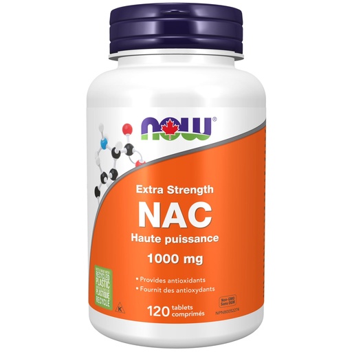 [BRSWG2Q6CV6RS333] Now Foods Nac 1000Mg Extra Strength 120Tab