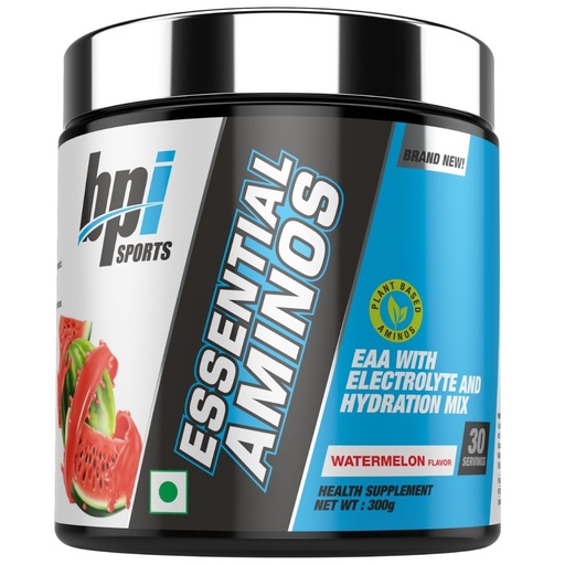 [BRSROY36PMGWKGQV] BPI Essential Aminos – Essential Amino Acids (EAAs) – Recovery, Muscle Growth, Hydration- Watermelon – 30 Servings – 300 gm