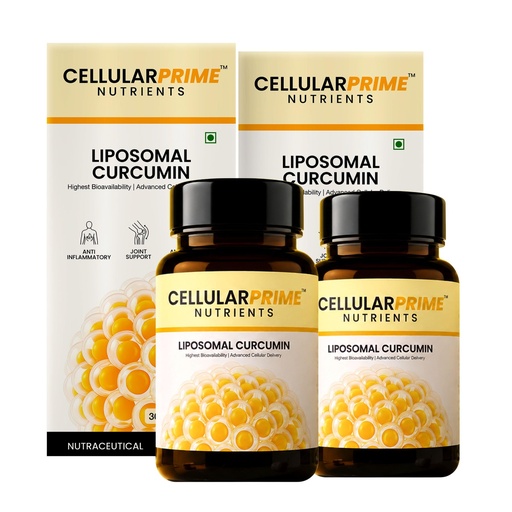 [BRSRY235AF5BYFY4] Cellular Prime Liposomal Curcumin Supplement, 60 Veg Capsules