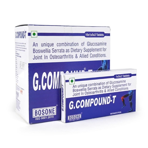 [BRSRABQPOUCGC3TB] G Compound T Joint Health Supplement | Dual Action Red Blue Tablets with Curcumin Piperine | Supports Mobility Flexibility Cartilage Lubrication | 16 Week Daily Joint Care Program