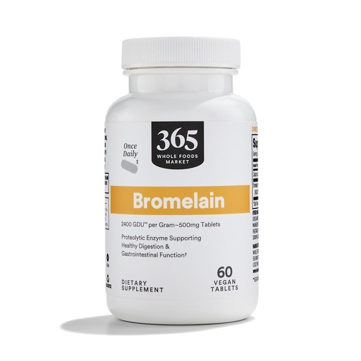 [BRSWGZQBOUIWEDT7] Whole Foods Market, Bromelain, 60 CT