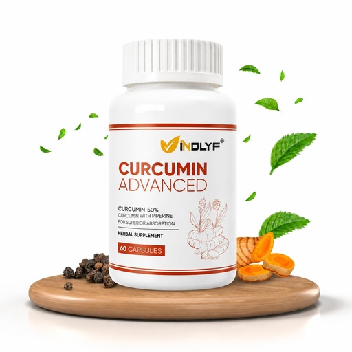 [BRSRYZQ3CAIQIFI2] Curcumin with Piperine BioPerine 500mg - 95% Standardized Curcuminoids, 60 Vegan Capsules | Powerful Anti Inflammation Supplements for Joint Health, Antioxidant & Immunity Support