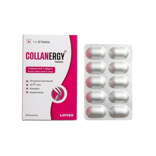 [BRSRGBT4OQIBMGTO] SHUBAN Collanergy Tablet® UC-II® Undenatured Type II Collagen – Glucosamine, Boswellia & Astaxanthin – Knee Pain Relief, Cartilage Support, Improved Mobility & Long-Term Joint Health Formula