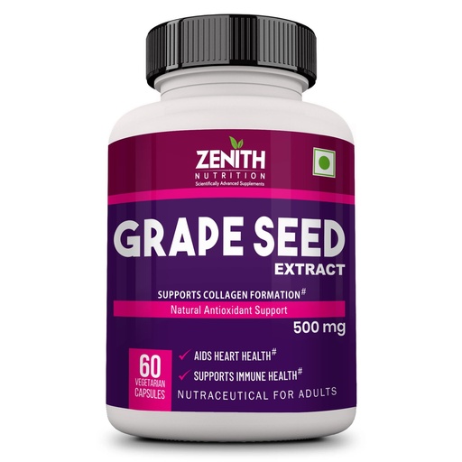 [BRSWI2TYCIPAO2I5] Zenith Nutrition Grape Seed Extract 500mg - 60 capsules