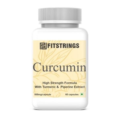 [BRSRAAILCF7QKDLJ] VALUE PACK !!!! FITSTRINGS Turmeric Curcumin with Piperine 95% Curcuminoids - High Absorption Joint Support & Anti-Inflammatory Supplement - 60 Veg Capsules