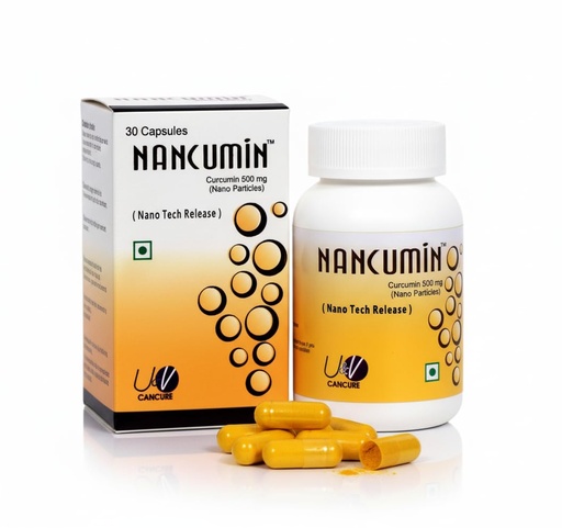 [BRSRGYL5BBYWMEI2] Curcumin 500mg Capsules (Nano Tech Release) – High-Absorption Nano Curcumin, Powerful Antioxidant & Anti-Inflammatory Support – 30 Capsules