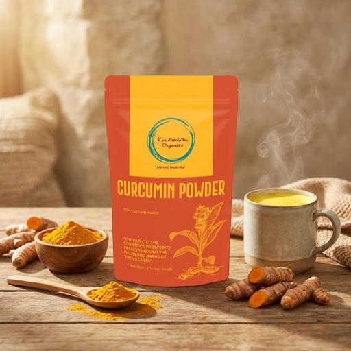 [BRSREAIFOQMQIYLG] Curcumin Powder | 95% Curcuminoids | Natural Haldi Dhoodh & Golden Milk Ingredient | Vegan & Non‑GMO | Antioxidant & Anti‑Inflammatory Wellness | 50g