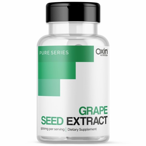 [BRSROGQZAEAQMFY6] Oxin Grape Seed Extract Capsule 500mg 95% Polyphenols, 30 Capsules