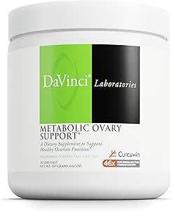 [BRSWGFIPARYQ4CL6] DAVINCI Laboratories - Metabolic Ovary Support - A Dietary Supplement to Support Healthy Ovarian Function and Metabolism Vegetarian, Gluten-Free, Soy-Free - 30 Servings - 6.67 Oz