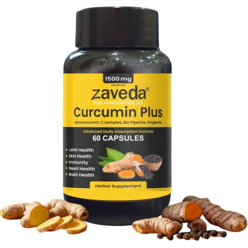 [BRSRAAD7DMJRYH3O] Curcumin Plus, 60 Veg Capsules