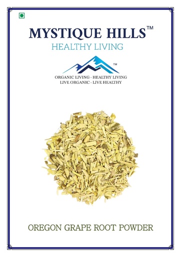 [BRSREFQ6CB6QAGY6] Mystique Oregon Grape Root Powder 50g – Natural Antimicrobial, Anti-Inflammatory & Liver Support – Rich in Berberine – Chemical-Free & Vegan-Friendly – Herbal Supplement