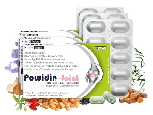 [BRSROYYOCIBAEE3L] Joint Support Supplements | Collagen, Glucosamine, Chondroitin, Hyaluronic acid, Boswellia Serrata, Piperine, L proline, Natural Egg Shell Membrane, Acacia Catechu, Scutellaria - 30 tablets