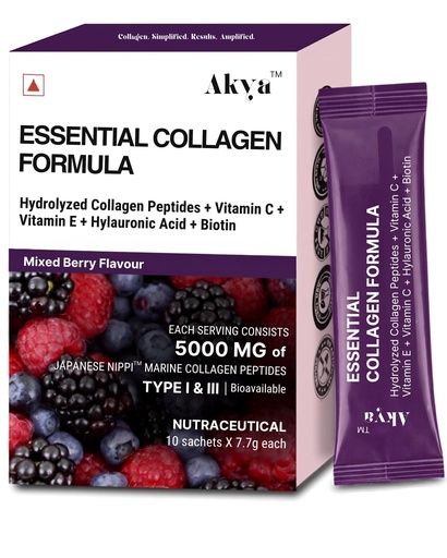 [BRSRGYLRBABGY3A3] AKYA Japanese Marine Collagen for Antiageing, Skin & Hair Supplement