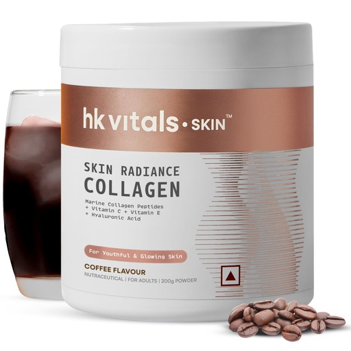 [BRSRYFD5CUBQGCY2] hk vitals Skin Radiance Marine Collagen Supplement Powder, Coffee, 200g