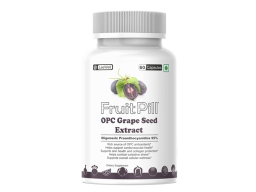 [BRSRGGQZPJ5RGCQ7] (LeeWell) OPC Grape Seed Extract 500mg with 95% Oligomeric Proanthocyanidins Supplement, Support Lower Blood Pressure & Blood Flow circulation -60 Capsules