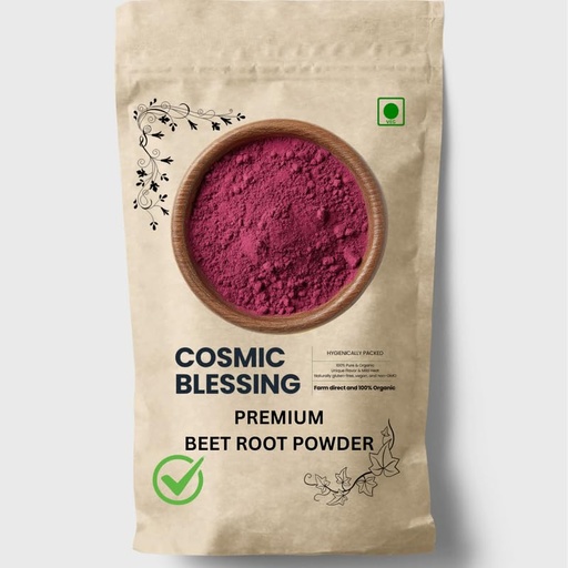 [BRSRGGQQAQMGOF36] Premium Rooted Actives Power Beets - Organic Beet root powder with L arginine,L Carnitine,BCAA,Reservatrol & Stevia| 250g