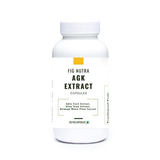 [BRSRAZI5BFYAAHTK] FiG Nutra’s AGK Extract Capsules | Herbal Immune Support Supplement | Amla, Giloy, Kalmegh Extracts Blend | 60 Veg Capsules