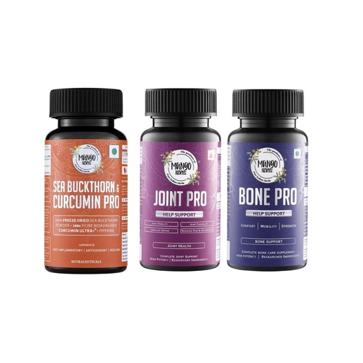 [BRSRYGD3BMPWOCDP] Bone & Joint Ultimate Stack | Bone Pro + Joint Pro + Sea Buckthorn & Curcumin Pro | Bone & Joint Support with Calcium, Magnesium, Vitamin D, K2, Omega 3-6-7-9 & Curcumin | Mobility, Flexibility, Cartilage, Recovery, Immunity & Healthy Aging Support