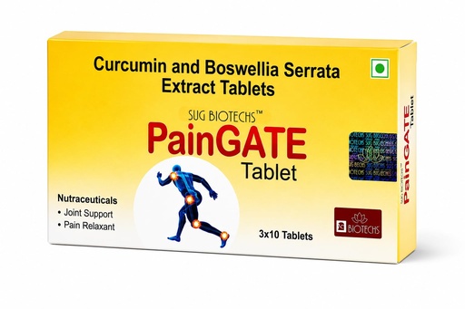 [BRSRYGQZOJYAO2A2] PainGATE Tablets | Joint Health & Mobility Support | Daily Joint Wellness Supplement | Supports Active Lifestyle | 3 x 10 Tablets