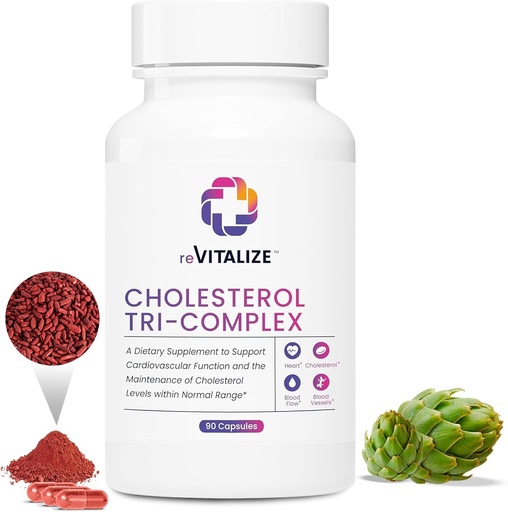 [BRSROAQ5A57RU3DG] Cholesterol Support Supplement 90 Servings - Promotes Healthy Lifestyle | Helps Maintain Healthy Lipid Levels - Red Yeast Rice & CoQ10 | Helping You Achieve Healthier & More Vibrant Life