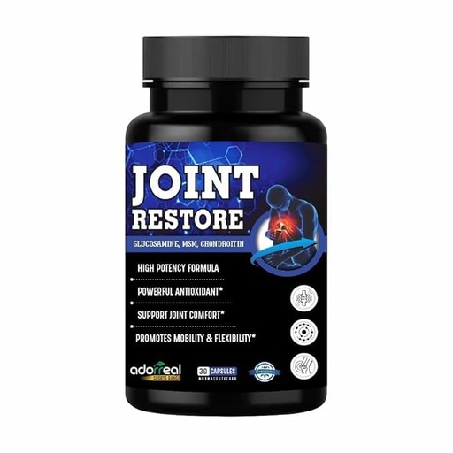 [BRSRE2QLDEGQI23K] Joint Restore 30 capsules Glucosamine Chondroitin and MSM for Cartilage & Joint Support Supplement Extra Strength; Joint and Bone, Mobility and Flexibility