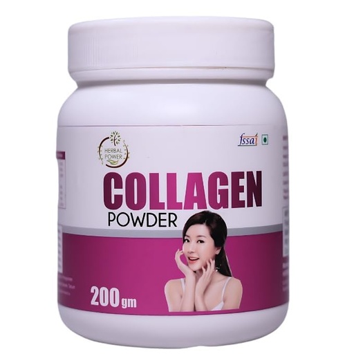 [BRSREZAHOB5W2GQU] Collagen Powder for Glowing Skin | Anti-Ageing, Skin Tightening & Hair Growth Support | 200g Herbal Beauty Nutrition