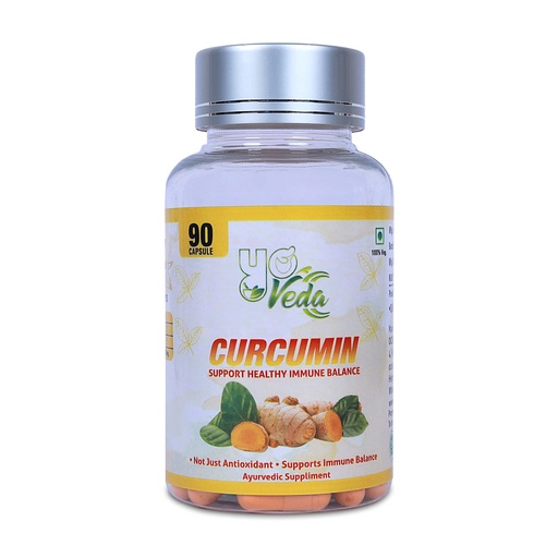 [BRSRMFIEOIIBOYLV] Curcumin Support Healthy Immune Balance Immunity Booster Anti Allergic Capsule - 90 Capsule