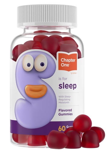 [BRSWGHY5BZYB6FD3] Zahler - Chapter One Sleep Melatonin Gummies for Kids & Adults (60 Flavored Gummies) 2.5 mg - Natural Kids Melatonin Gummy for Sleeping