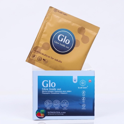 [BRSRYZIKA4NBU3YY] GLO Marine Collagen Powder, No Added Sugar, 98g (14 Sachets)