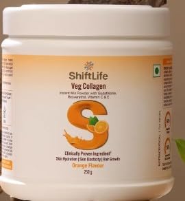 [BRSRYGDRCUCGCFLB] ShiftLife Veg Collagen Instant Mix Powder with Vitamin C & E, 250g