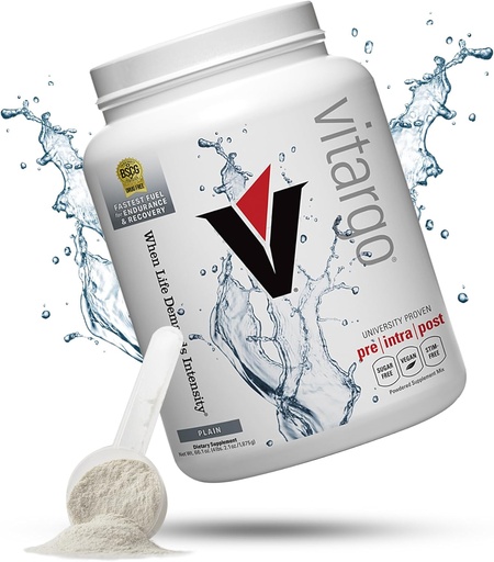 [BRSWG2QHA4OWY2TV] Vitargo Carbohydrate Powder, 2X Faster Absorbing, 4.4 LB Plain, Pre, Intra & Post, Sugar-Free Complex Carb Powder for Recovery, Endurance & Muscle Gain, Made in USA