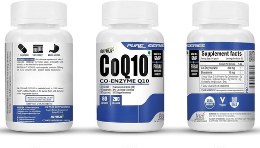 [BRSRMH34CEFGKCA4] COENZYME Q10 (COQ10) 50MG - (120 Capsules)