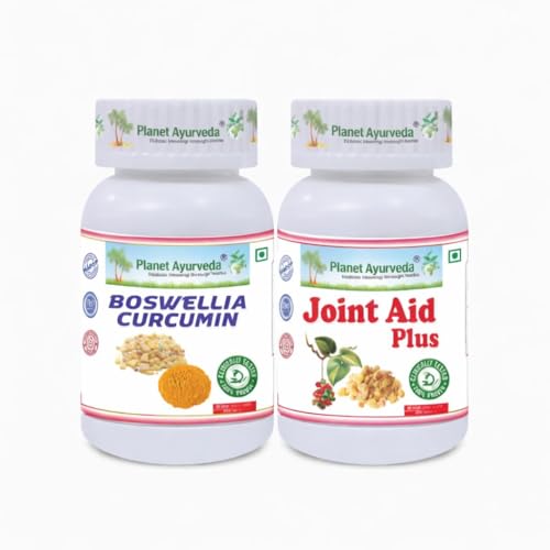 [BRSRGCABBAFWCEYU] Planet Ayurveda Joint Support Combo – Joint Aid Plus & Boswellia Curcumin