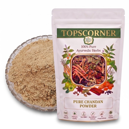 [BRSW2BQBBYNWCEYU] Safed Chandan Powder - White Sandalwood Powder [With Essence], 400 Grams