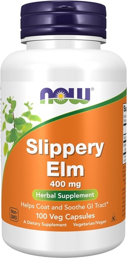 [BRSWIGD2OQDB4ETE] Now Foods Slippery Elm 400Mg 100Vcap