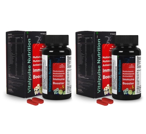 [BRSREEARO4HGC33U] Multivitamin Immune Booster with Antioxidants & Minerals | Daily Immunity, Energy & Wellness | 60 Tablets (Pack of 1)