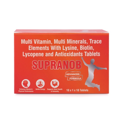 [BRSRAHT5BYJW2D34] Scientifically Formulated Advance Multivitamin, Multi Minerals formula with Lysine, Lycopene, Biotin & Antioxidants to Support Overall Health And Vitality, Men & Women (30Tab)